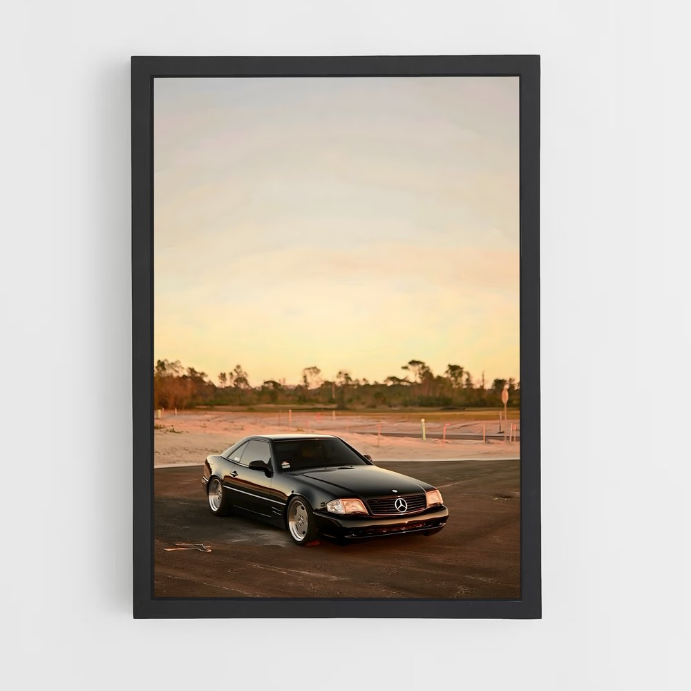 Poster R sl élégant – affiche Mercedes (vue 2)